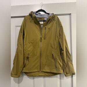 M's 3L Ultralight Rain Jacket Green Sz Large